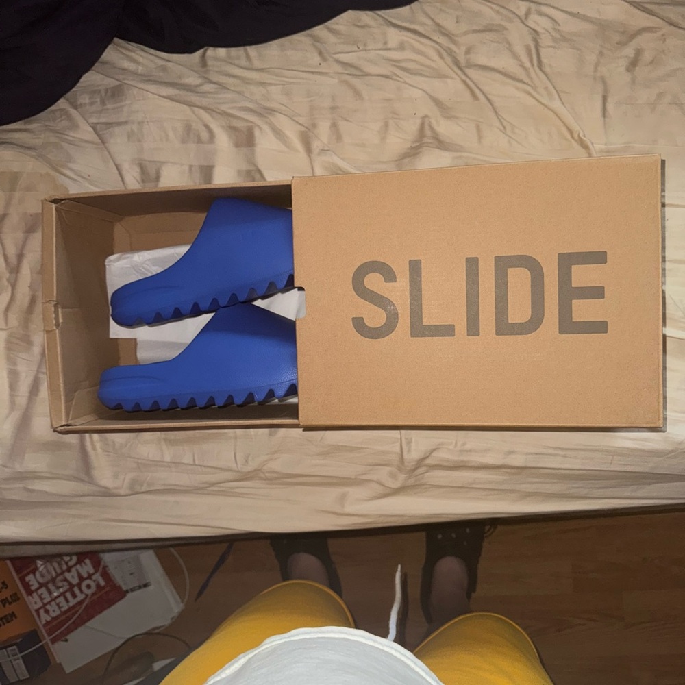 Yeezy azure slides